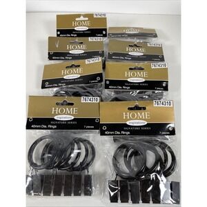 8 Pack Home Inspirations 40-mm Diag Rings 56-pieces